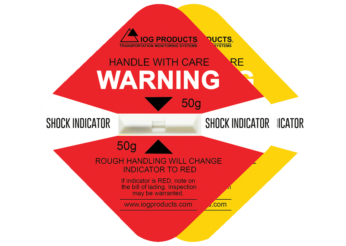 Shock Indicator Labels G Force Impact ImpactOGraph