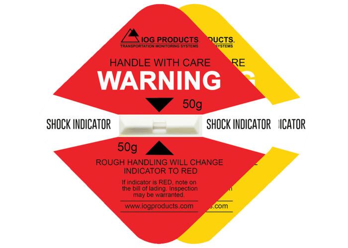 Shock indicator labels